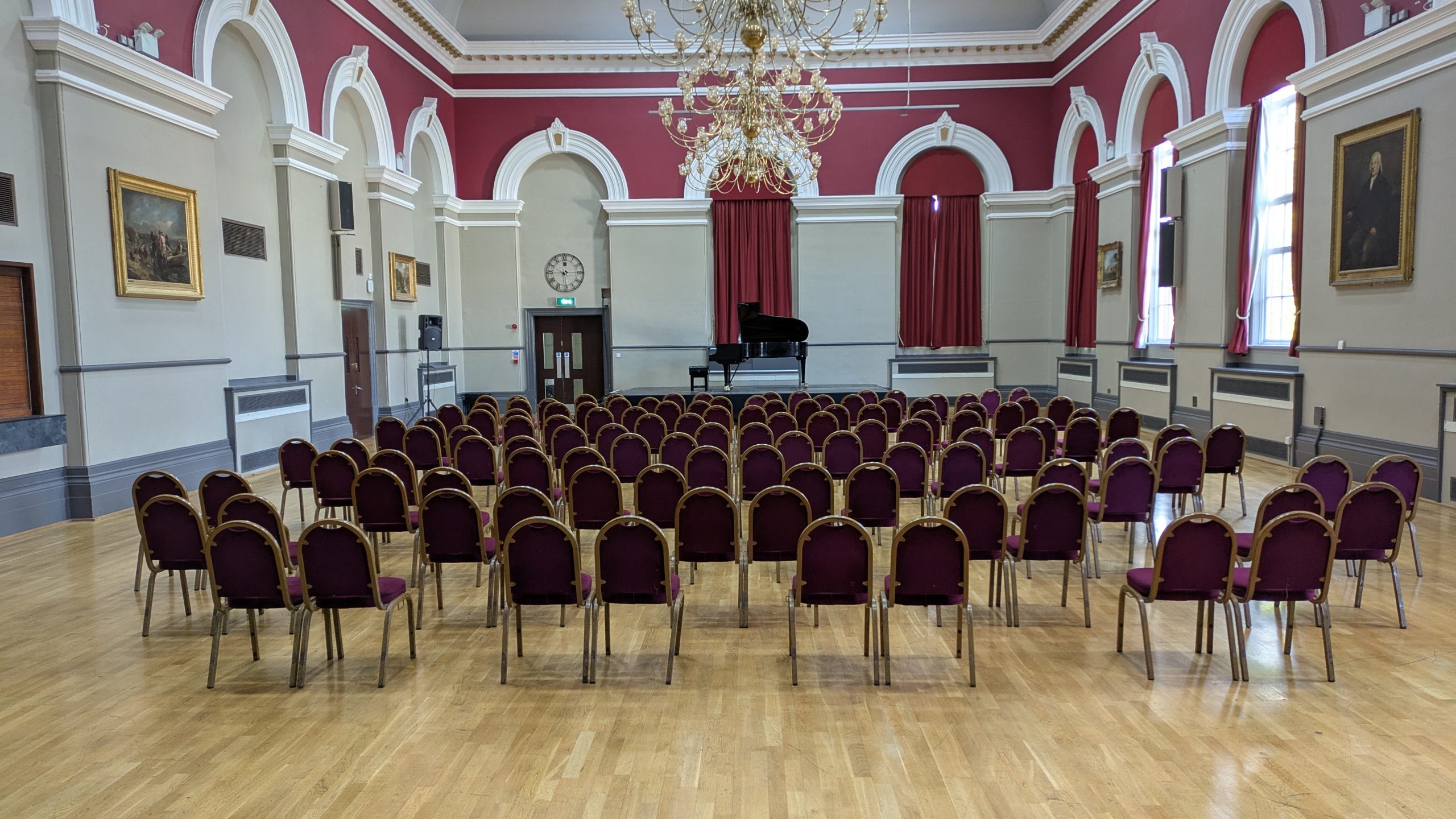 central hall from the rear